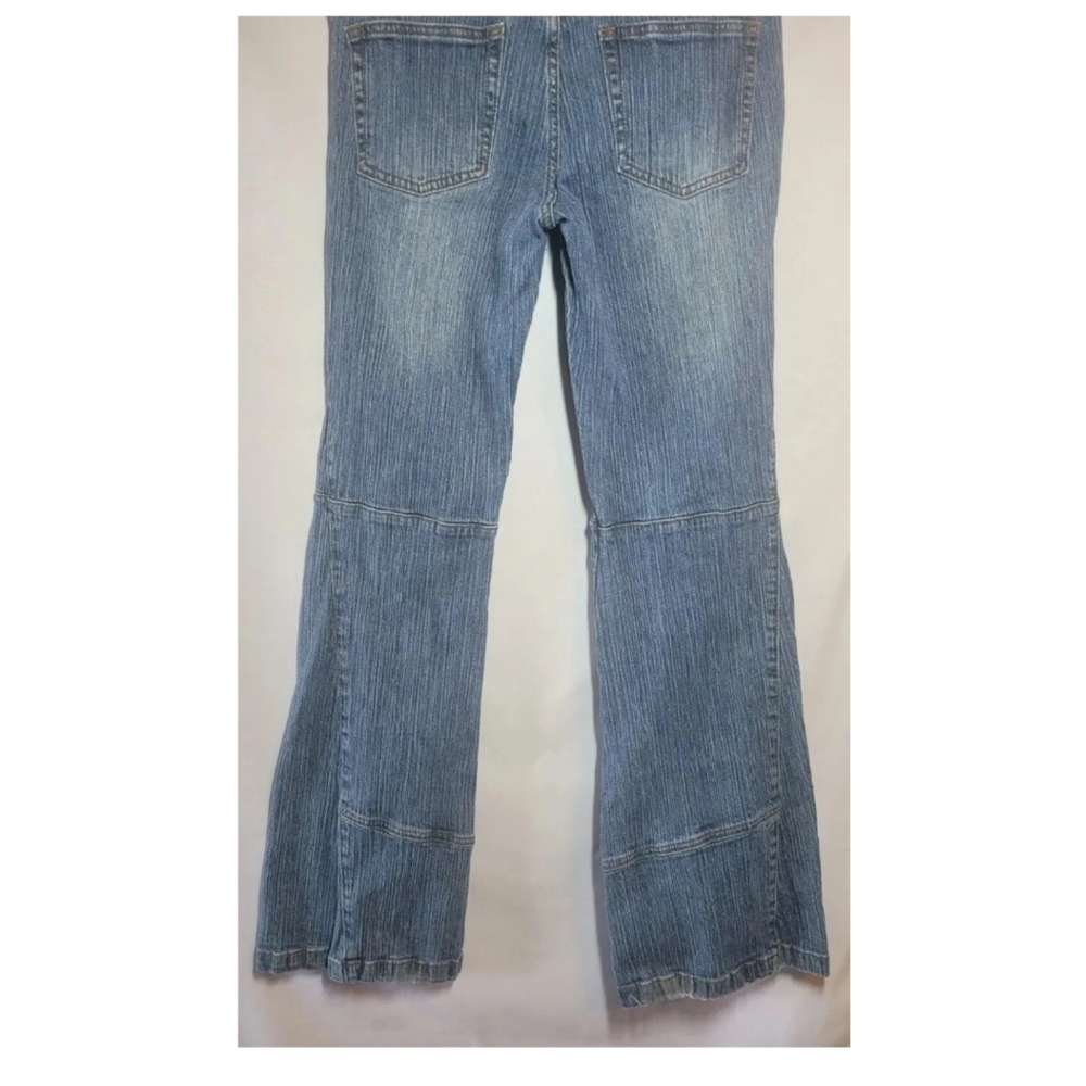 J Galt Shanghai Women's Jeans Blue Size Small Flared Bell Medium Wash Stylish - Picture 4 of 9